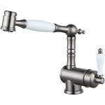 Кухонний змішувач FABIANO FKM 67P SS Inox Antique