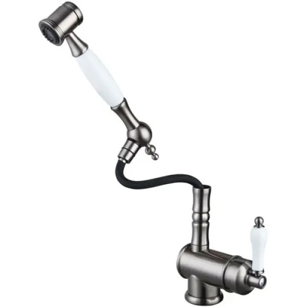 Кухонний змішувач FABIANO FKM 67P SS Inox Antique