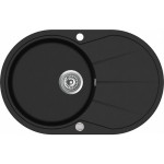 Кухонна мийка AQUASANITA CLARUS SR 101AW-601 Black metallic