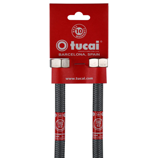 Шланг для змішувача TUCAI М10х1/2″ 1,0м АНТИКОРОЗІЯ TAQ GRIF AСB 206223 ПАРА
