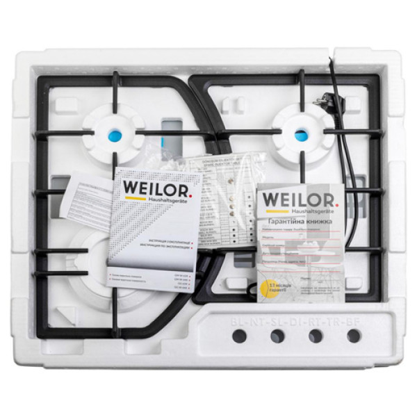 Варильна поверхня WEILOR GG W 644 WH