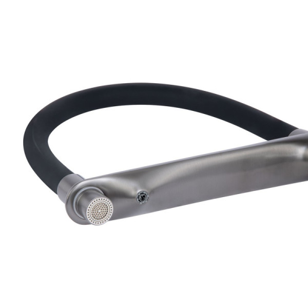 Кухонний змішувач Q-TAP Vlasta New QTVLA364GMB45649 Gunmetal Black PVD