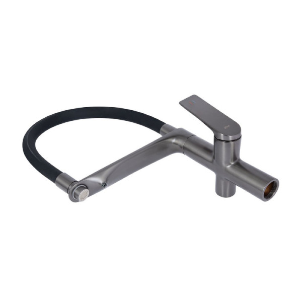 Кухонний змішувач Q-TAP Vlasta New QTVLA364GMB45649 Gunmetal Black PVD