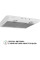 Витяжка PERFELLI RINCI 6CWX BIANCO