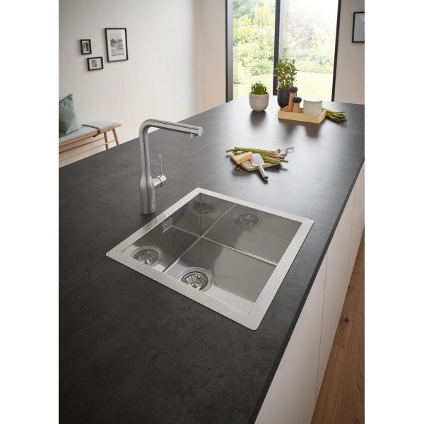 Кухонна мийка GROHE 550*450 1 чаша, матова 31726SD0