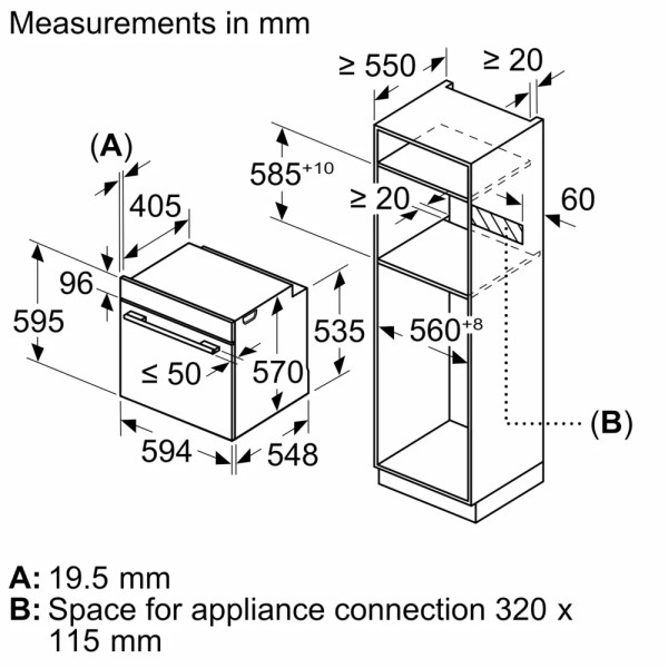 Духова шафа BOSCH HUA736EV0T