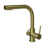 Кухонний змішувач AQUASANITA Akvaduo 2663 L G Gold