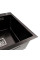 Кухонна мийка PLATINUM 78*50С R PVD Black Handmade (поглиблена полиця)
