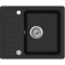 Кухонна мийка AQUASANITA NOTA SQ 102AW-601 Black metallic