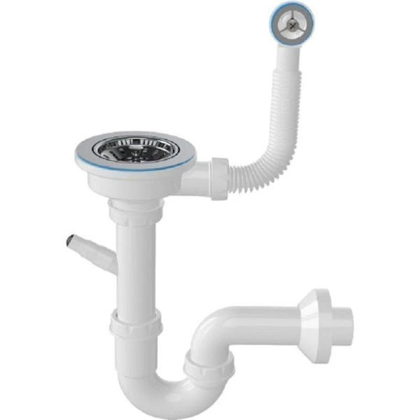 Кухонна мийка Adamant Horizon антрацит + кухонний змішувач + дозатор + ополіскувач склянок + коландер