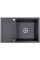 Кухонна мийка BRENOR COMO 78 czarny metalik (08)m