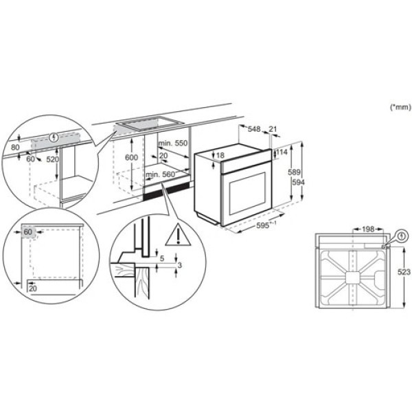 Духова шафа ELECTROLUX KODEC75X2
