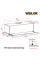 Витяжка WEILOR PTS 9265 BL 1300 LED Strip