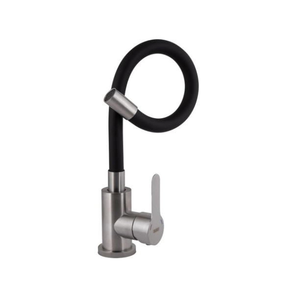 Кухонний змішувач BRINEX Pure 015F3 Nickel/Black
