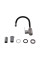 Кухонний змішувач BRINEX Pure 015F3 Nickel/Black