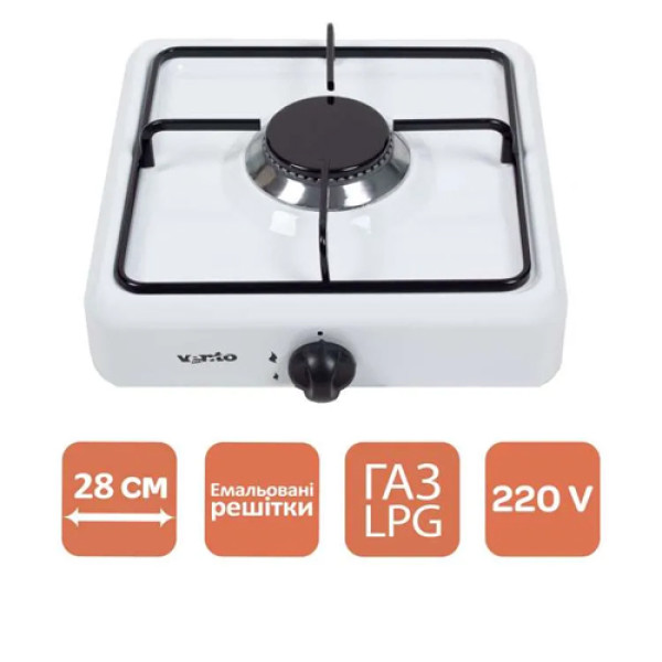 Настільна плита VENTOLUX HGT 310 E (WH)