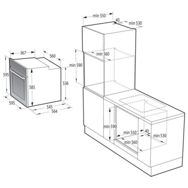 Духова шафа GORENJE BPS6737E07B