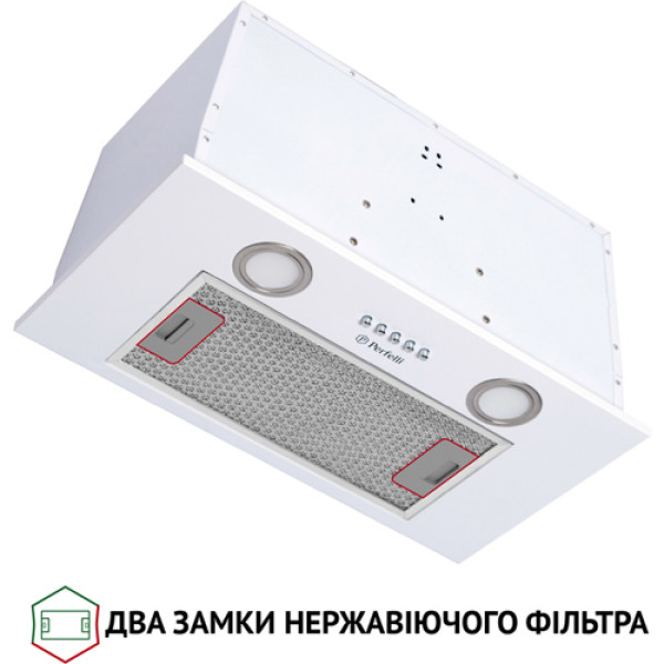 Витяжка PERFELLI BI 5652 WH 1000 LED