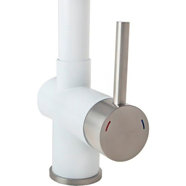 Кухонний змішувач FABIANO FKM 47P SS Alpine White