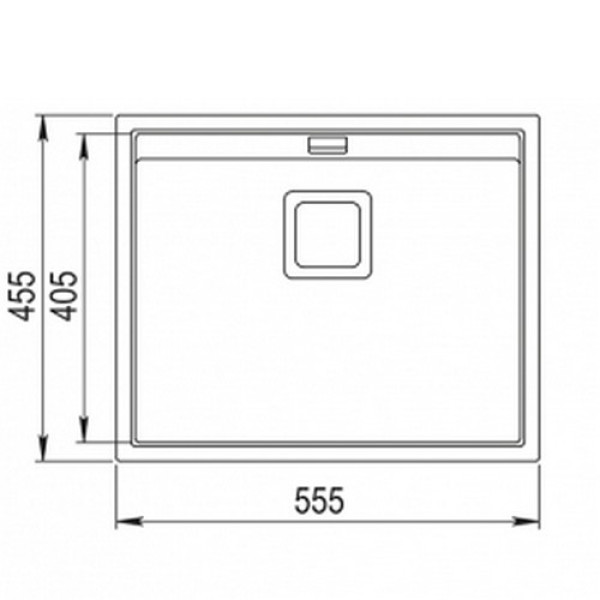 Кухонна мийка AQUASANITA DELICIA SQD 100W-710 Alba