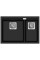 Кухонна мийка AQUASANITA DELICIA SQD 150W-601 Black metalic