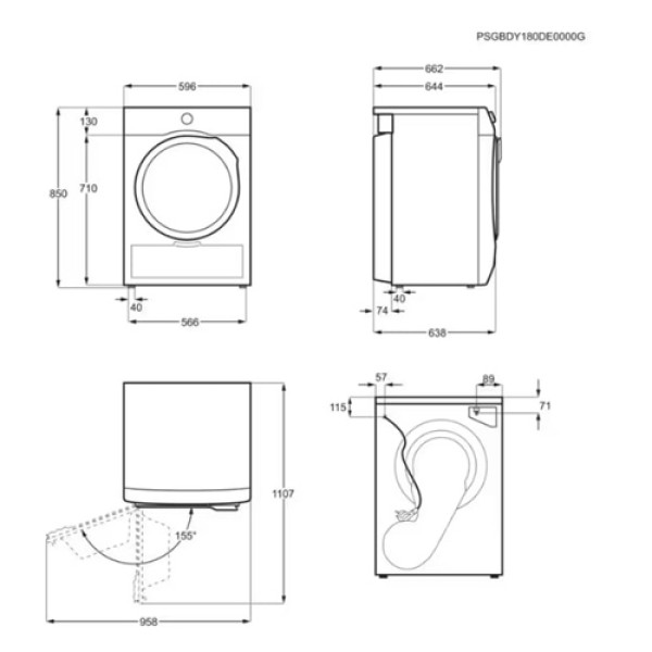 Сушильна машина ELECTROLUX EW6D283YU