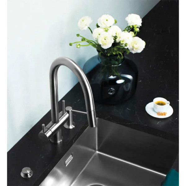 Кухонний змішувач FABIANO FKM 3118P SS Inox