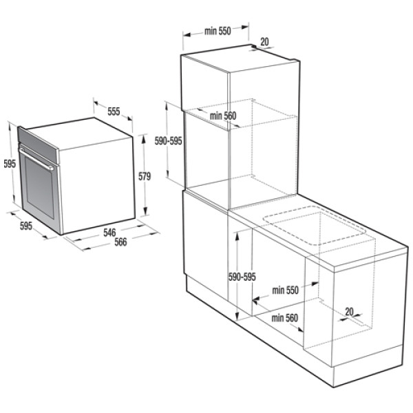 Духова шафа gorenje BO798S38BG
